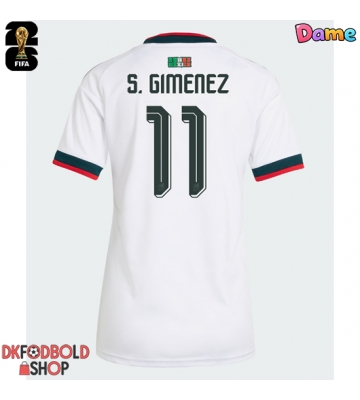 Mexico Santiago Gimenez #11 Udebanetrøje Dame VM 2026 Kort ærmer